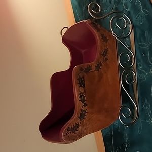 Lenox Wood Sleigh Serving Centerpiece